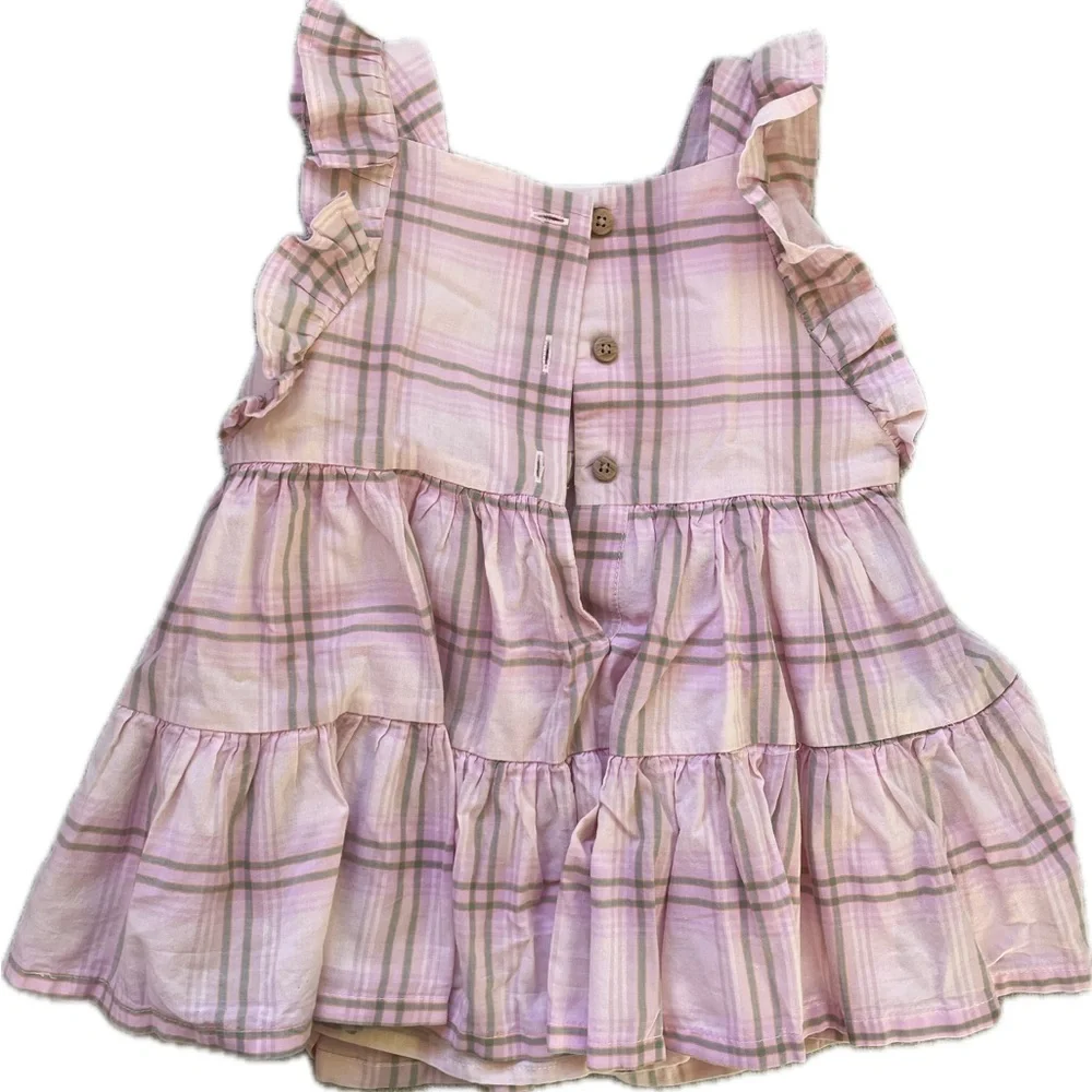 Oshkosh Pink Plaid Dress - Picture 2 of 6